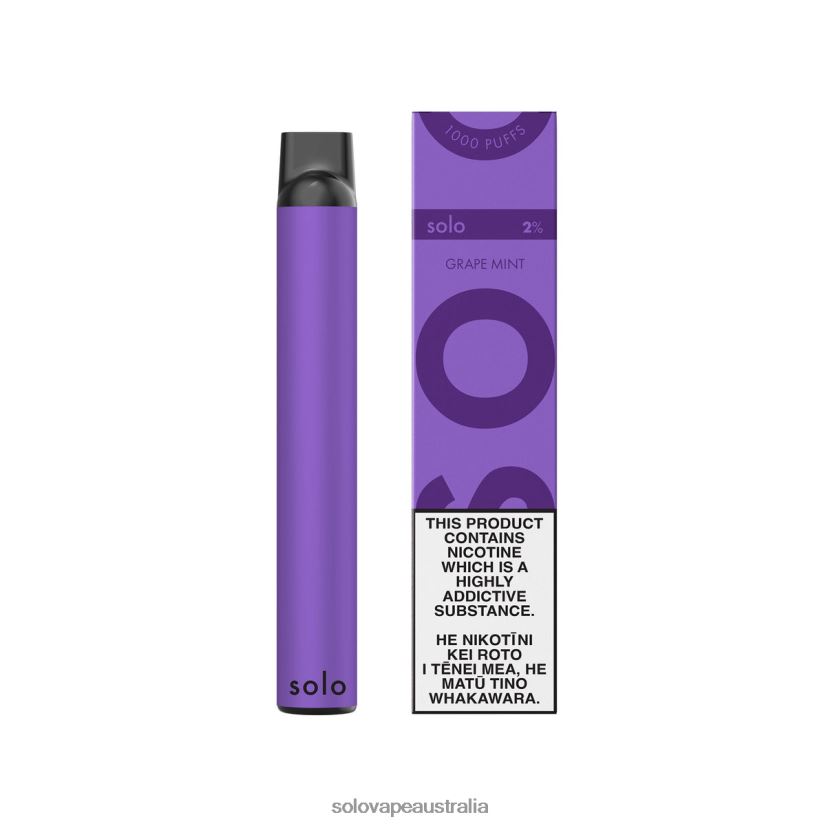 Grape Mint Solo Disposable Vape ZN6LB07 | Solo Vape Shop